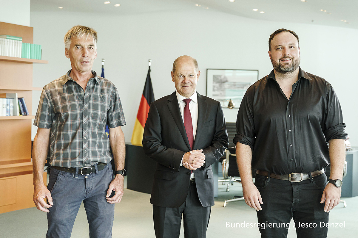 Zwei Nesselwanger zu Besuch im Bundeskanzleramt