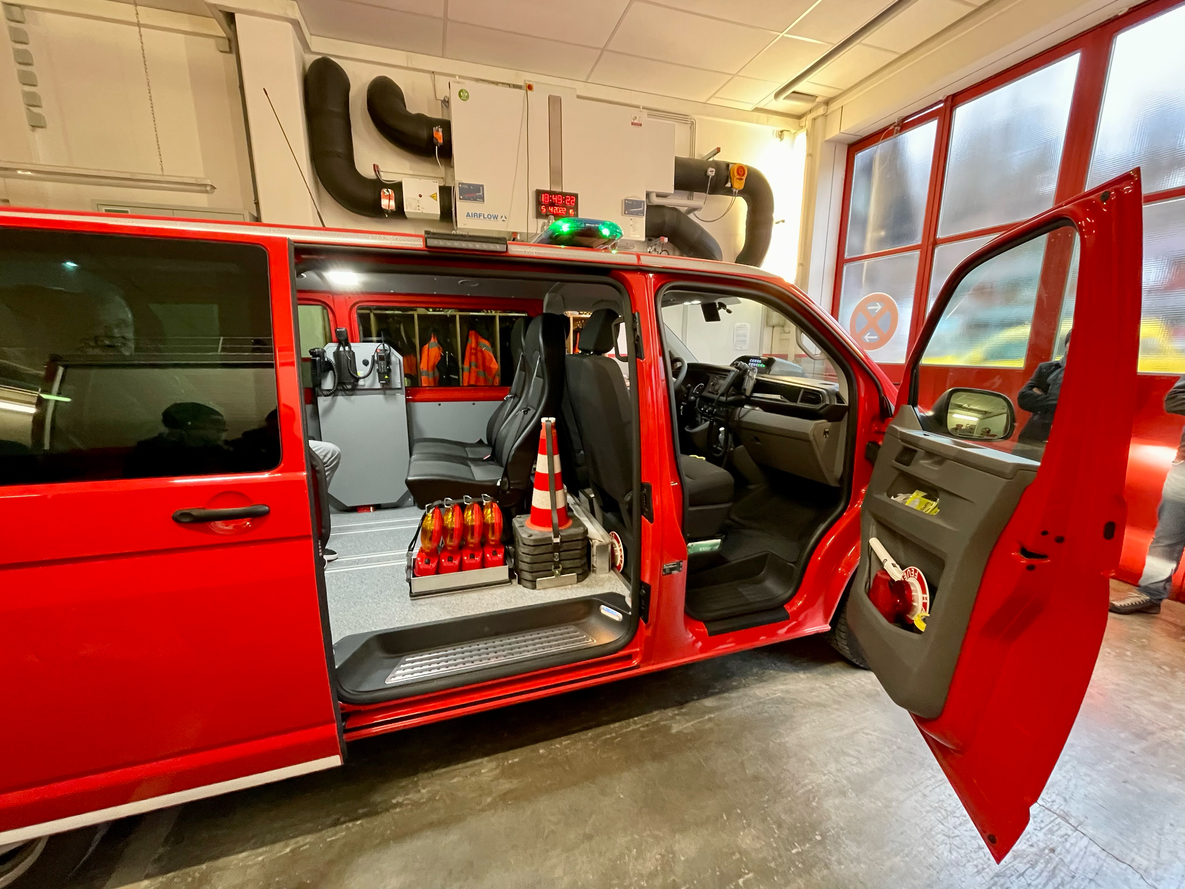 Besuch bei der Feuerwehr Nesselwang